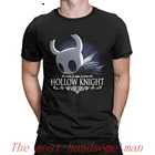 Мужская футболка Hollffht Hollow Knight, забавная футболка с коротким рукавом и круглым вырезом, классические топы из 100% хлопка