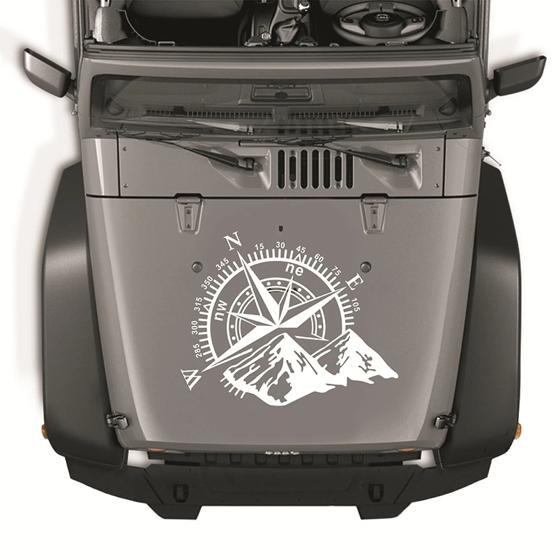 Автомобильная наклейка s 50x60 см компас внедорожная и Роза навигационная