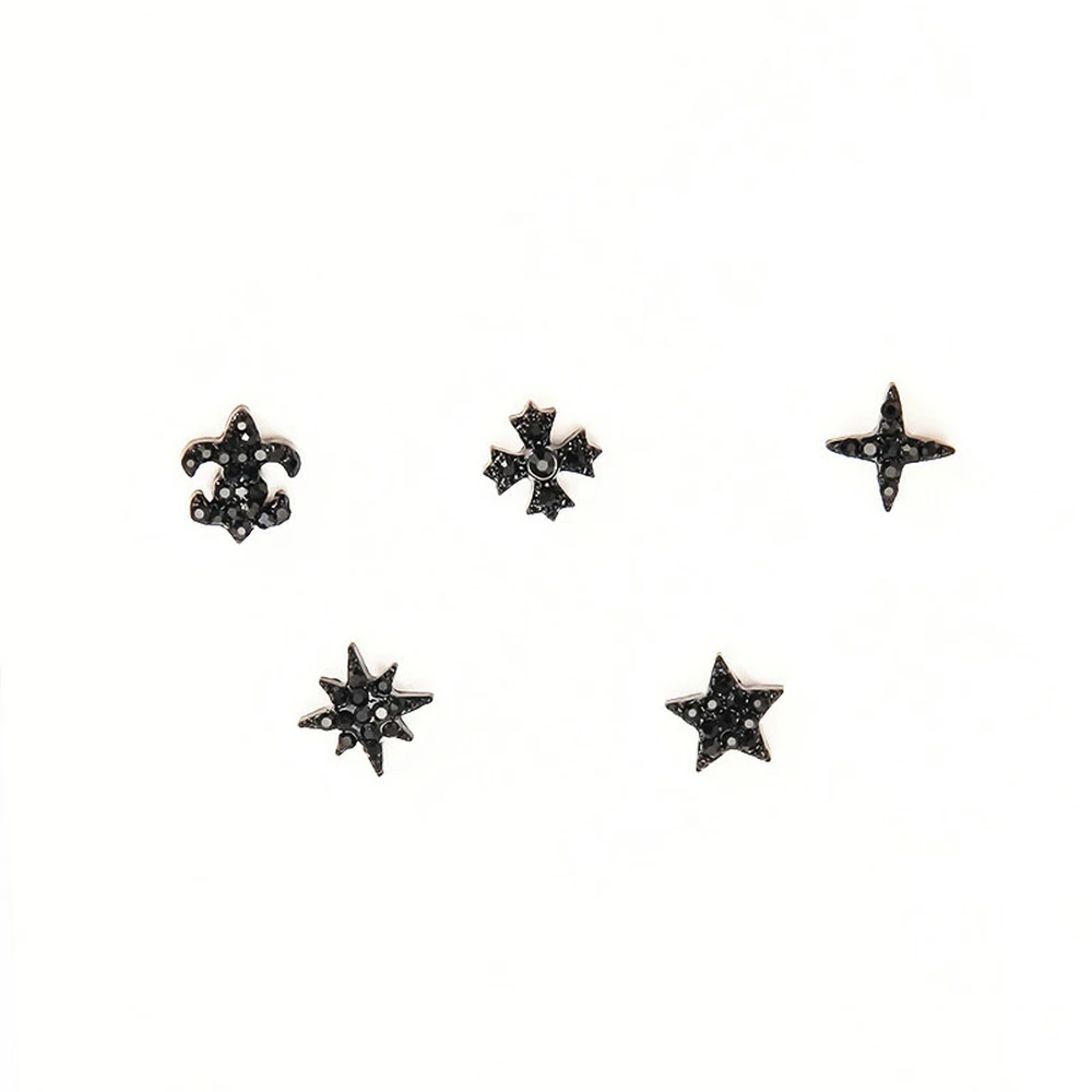 2020 женские модные ювелирные изделия серьги из нержавеющей стали 5 штук различные