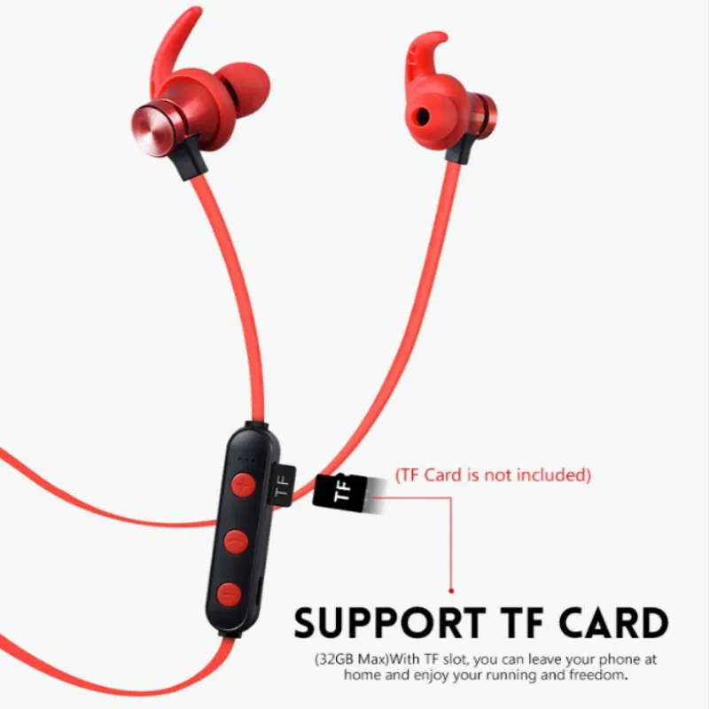 XT 22 Bluetooth беспроводные наушники 5 0 Поддержка TF карта Спортивная гарнитура