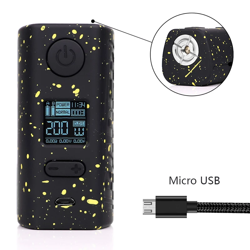 Оригинальный бокс-мод Hugo Vapor Rader ECO 200 Вт 2 А электронная сигарета с быстрой