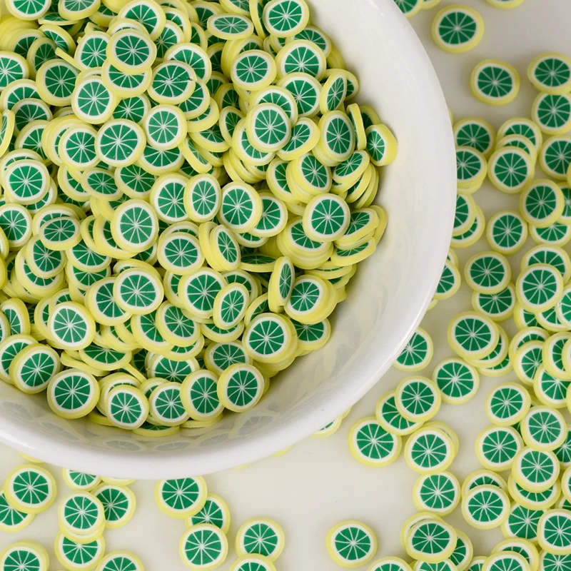 

20g/Lots Limes Kawaii Additive For Slime Kit Polymer Clay Cartoon Sprinkles DIY Filler Decor Accessories Slime Fluffy Plasticine