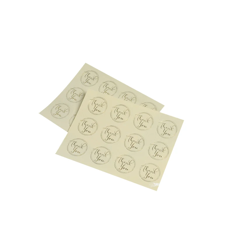 120 шт./лот прозрачные круглые многофункциональные наклейки с надписью Thank You