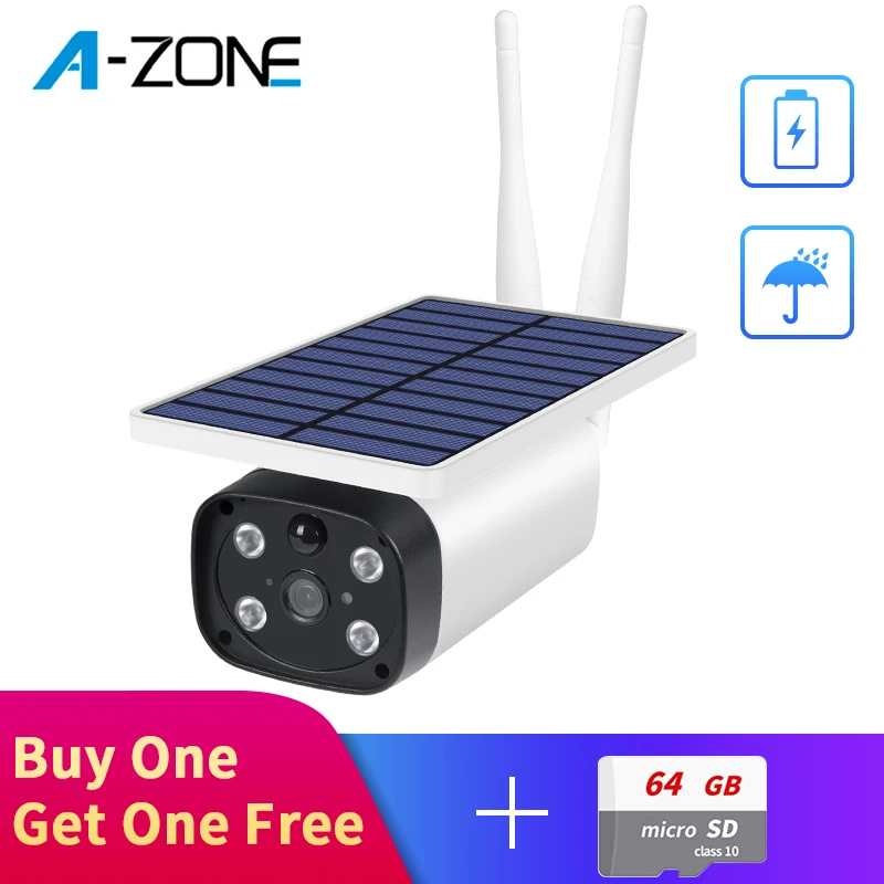 Беспроводная камера безопасности s для наружной солнечной панели перезаряжаемая