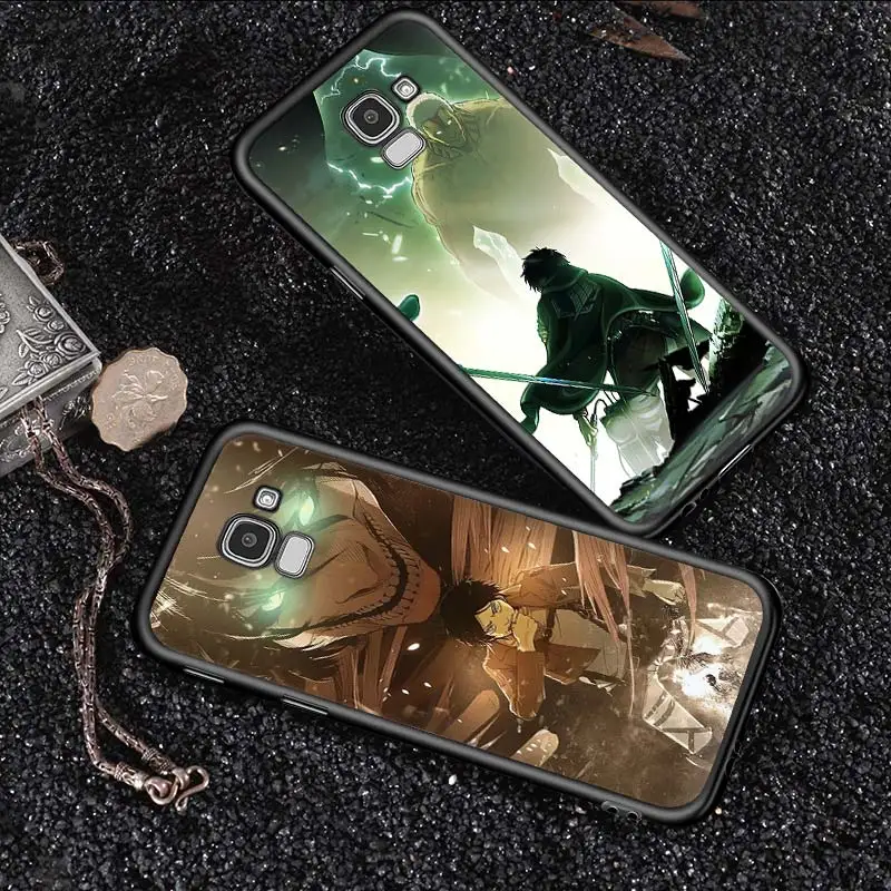 

Anime Attack On Titan For Samsung J8 J7 Duo J730 J6 J5 J530 J4 J3 J330 J2 Core Star Prime 2018 EU Plus Black Phone Case