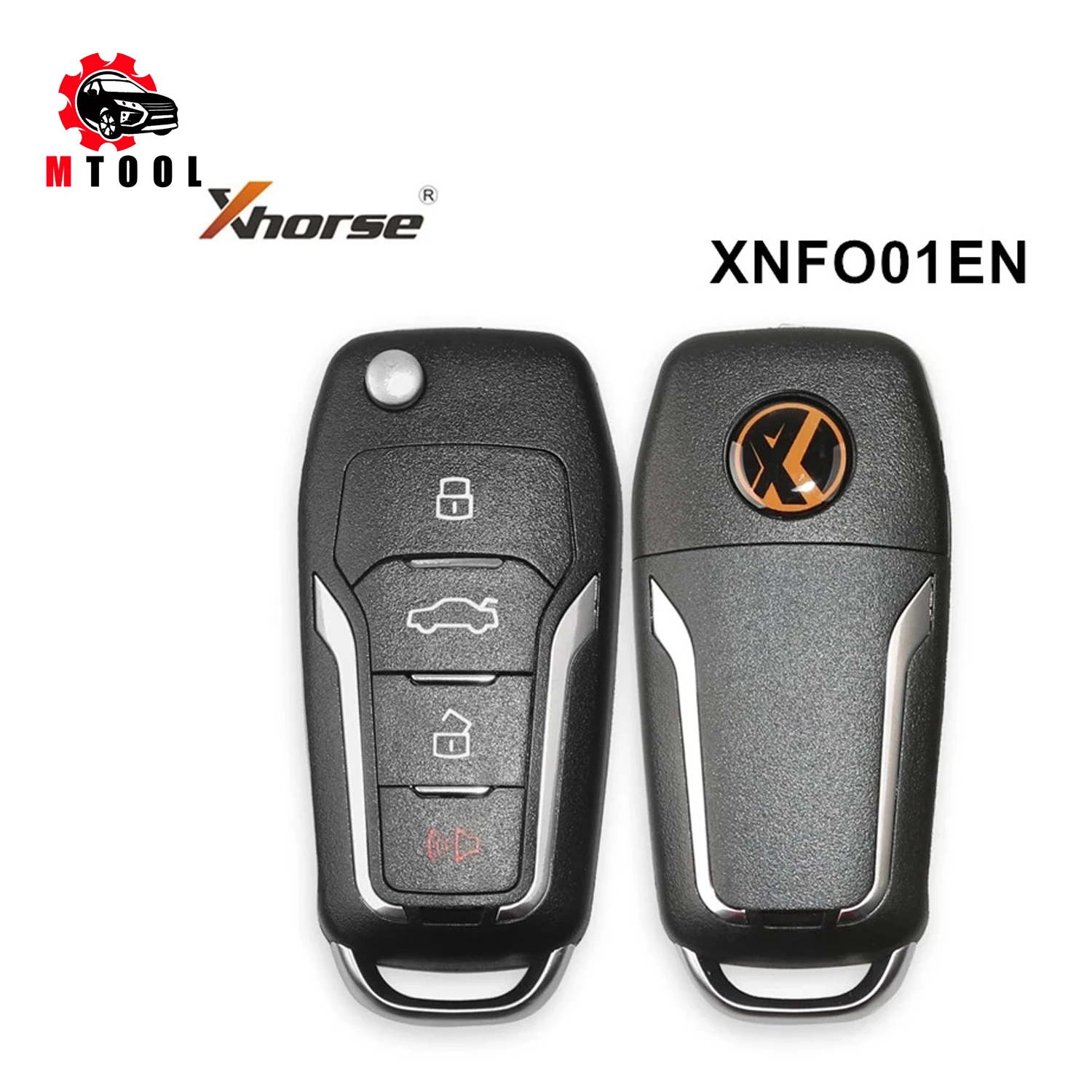 

10 шт. Xhorse XNFO01EN VVDI беспроводной универсальный пульт дистанционного управления автомобильный ключ 4 кнопки для Ford для VVDI мини ключ инструмент ...