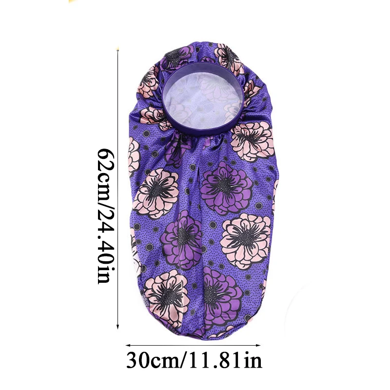 Мужские шапочки для сна Модный цветочный головной убор Шапки Длинные атласные