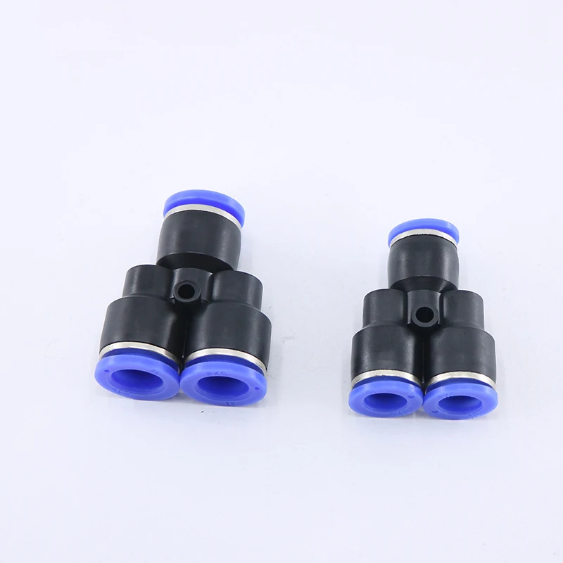 1 шт. Пневматический фитинг разъем типа Y 3-полосная тройник быстрая пуш-ап в