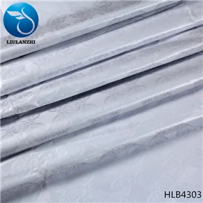 HLB4303 LIULANZHI Базен riche getzner африканская tissu африканская riche ткань хлопок ткань черный последние 10 ярдов/шт для одежды HLB43 - Цвет: HLB4303