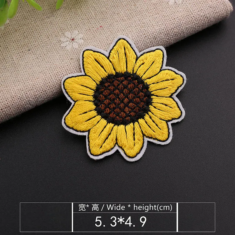 1 шт. нашивка для вышивания пищи от солнца термопередача гладить на вышивать