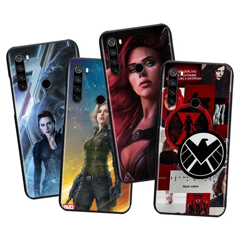 

Marvel Avengers Black Panther Soft TPU For Xiaomi Redmi Note10 10S 9T 9S 9 8T 8 7 6 5A 5 4 4X Prime Pro Max Black Phone Case