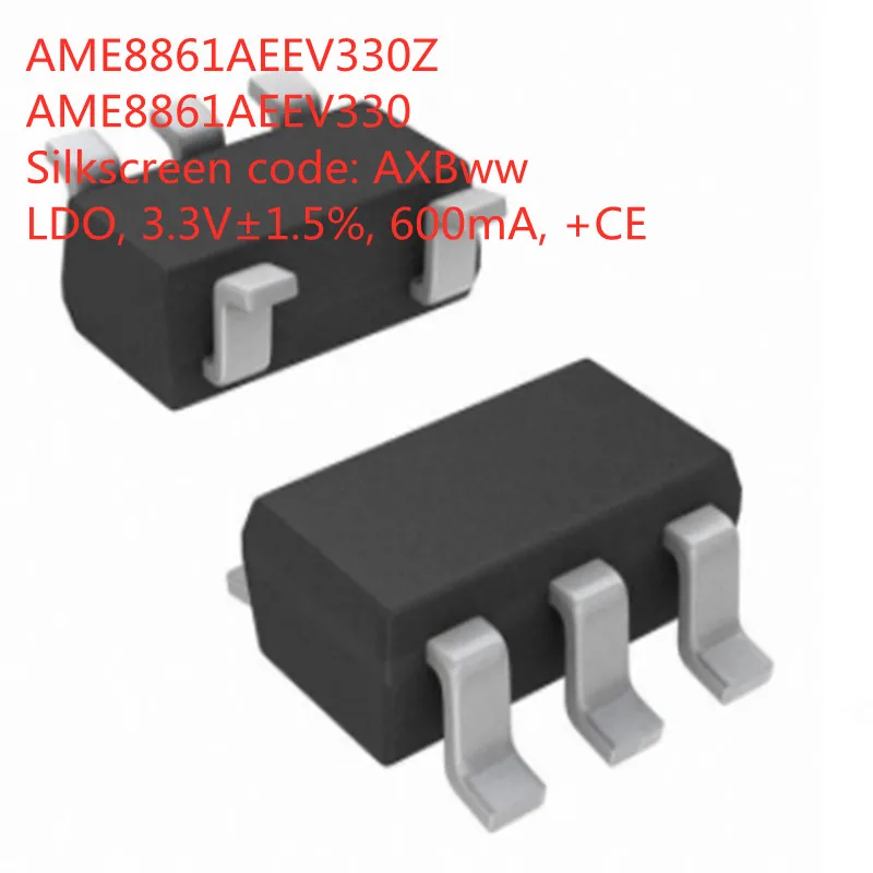 [20 шт.] 100% Новый оригинал: AME8861AEEV330Z AME8861AEEV300Y AME8861AEEV330 AME8861AEEV300 AXB AWG SOT-25 | Электронные