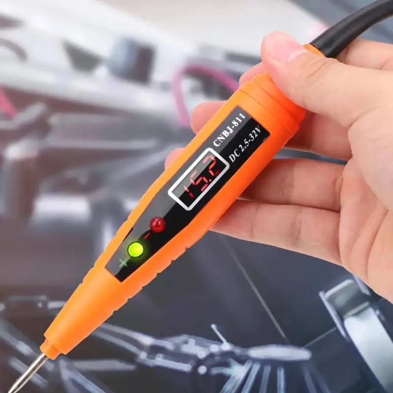 Ручка для проверки электрической цепи автомобиля с цифровым дисплеем 2 5-32 В