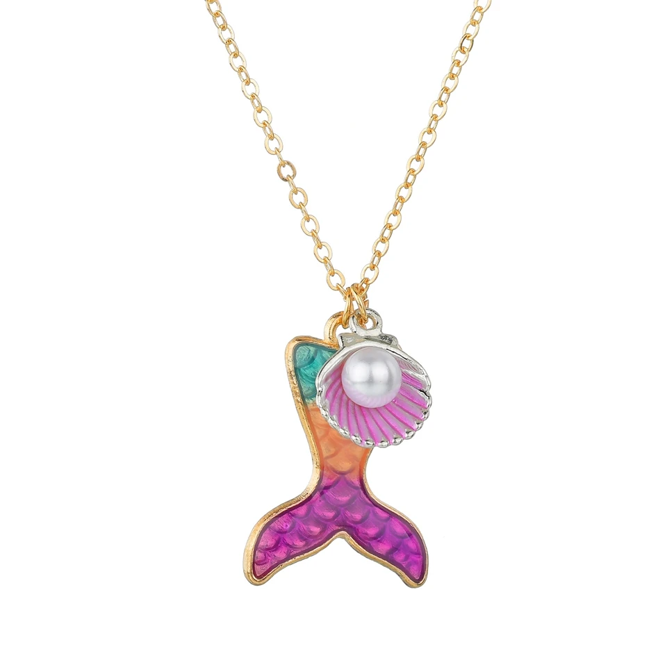 Модные креативные украшения сделай сам в виде ракушек капли масляные модные