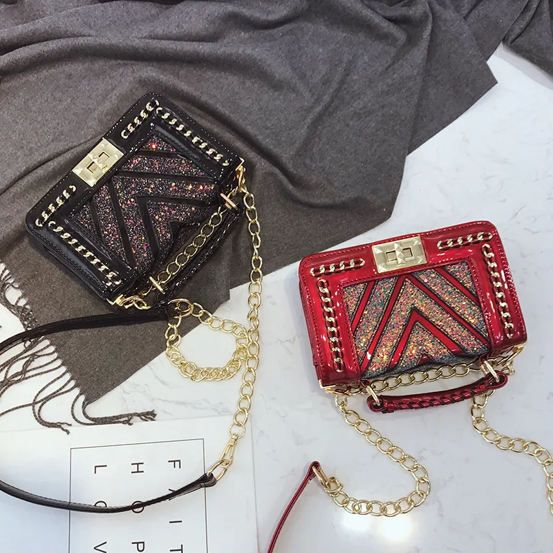 Блестящий клатч с блестками вечерние сумки женские модные крутые маленькие