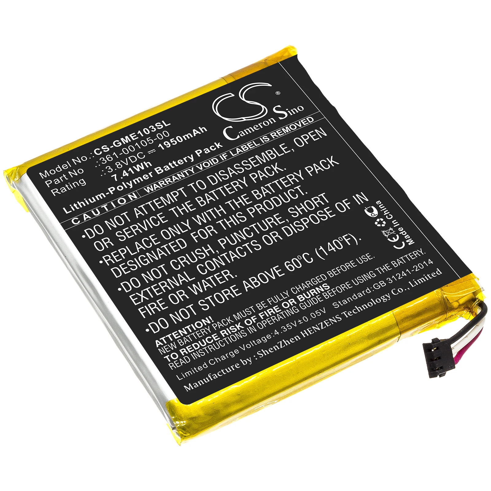 

Cameron Sino Battery For Garmin Edge 1030