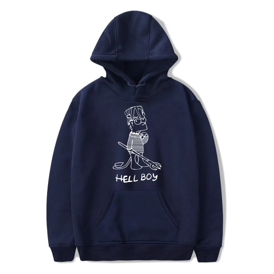 Толстовка Lil Peep Hell Boy модное худи в стиле хип-хоп уличная одежда Харадзюку