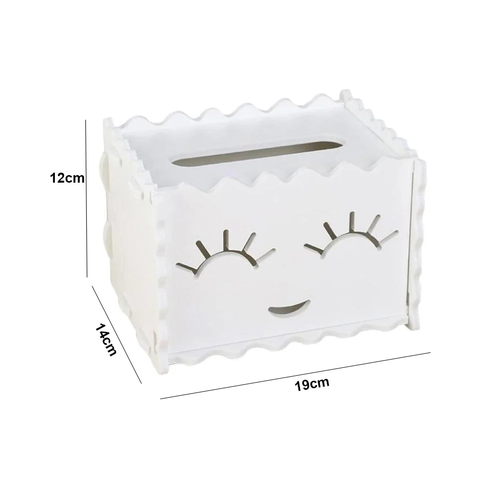 Бумажный держатель для полотенец коробка салфеток белая свадебных WPC креативная