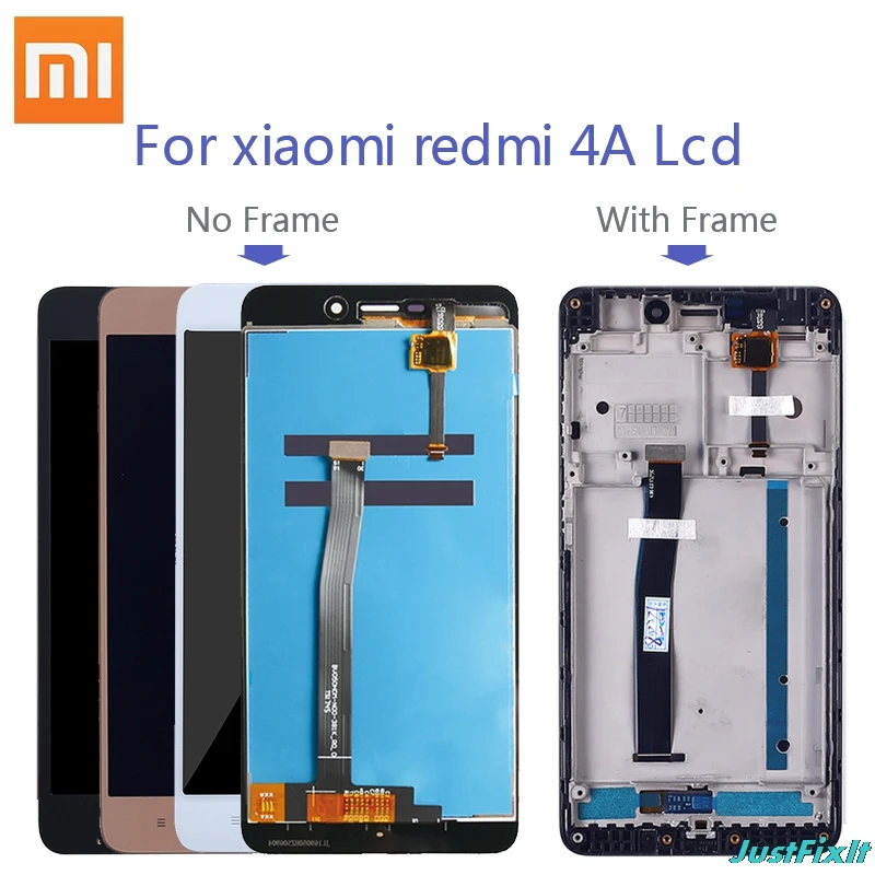 Оригинальный дисплей для XIAOMI Redmi 4A сенсорный ЖК экран с рамкой запасные части