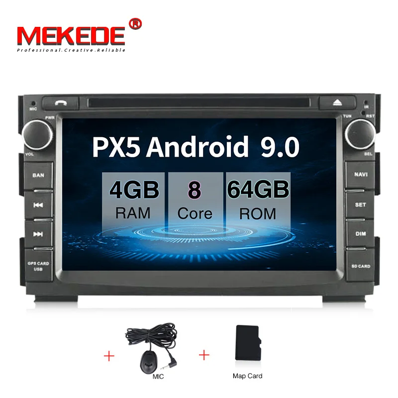 64G model 4G+ 64G 8 CORE Android 9,0 2 Din Автомобильный мультимедийный dvd-плеер gps Авторадио для Kia Ceed 2009-2012 автомобильный Радио ПК wifi - Цвет: 64G model