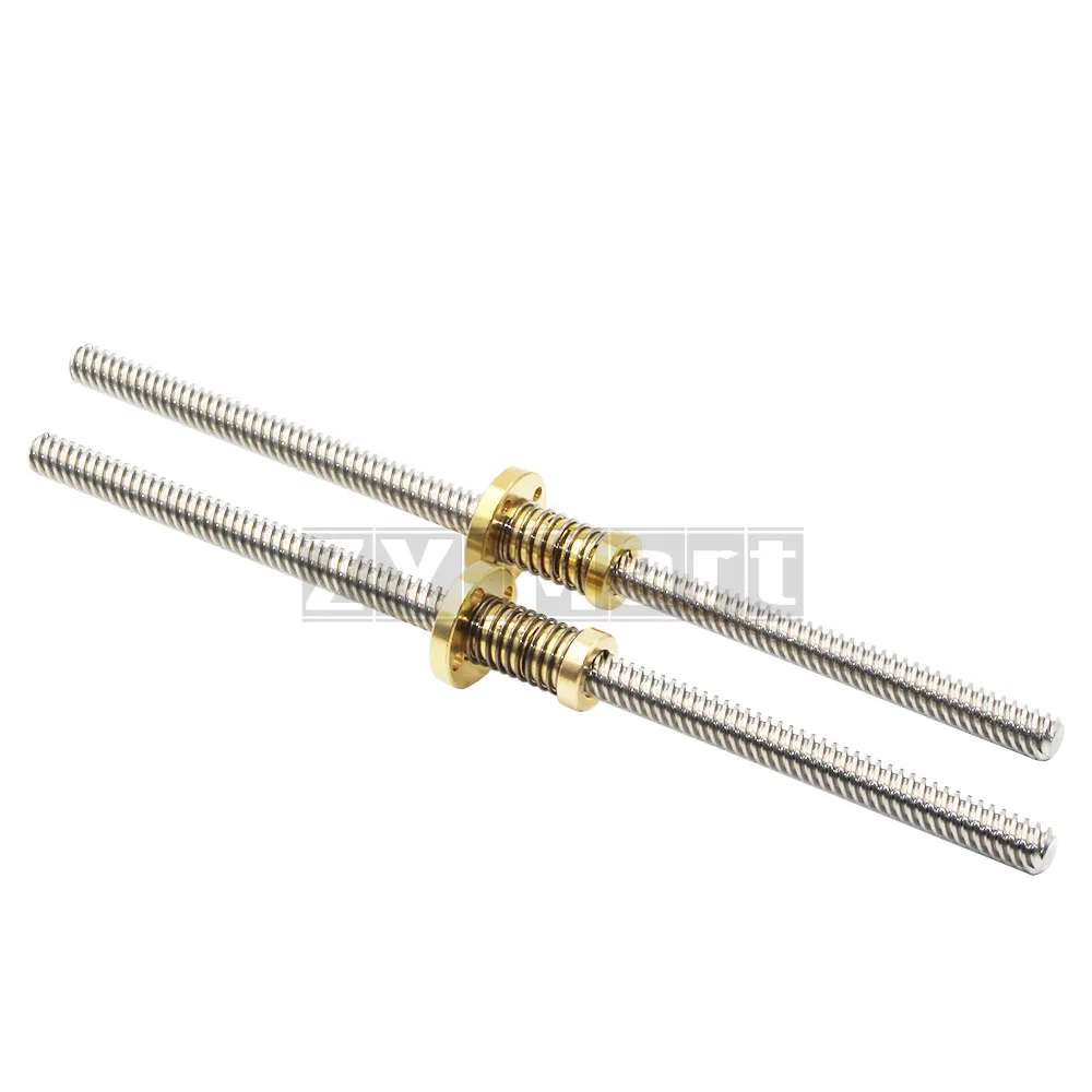 1 компл. THSL 300 8D 100/200/250/300/350/400 мм свинцовый винт трапециевидный + T8 Противоударная