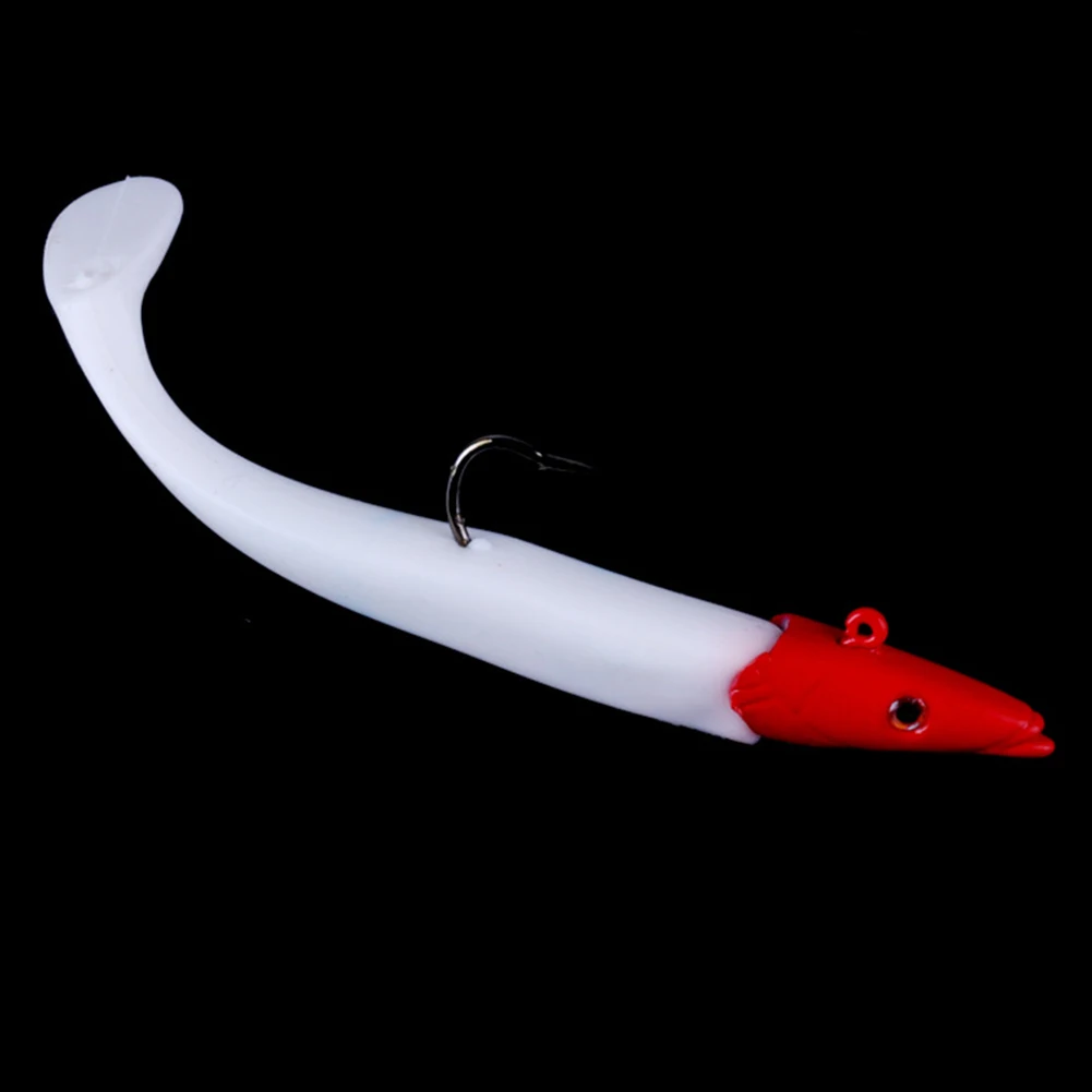 Рыболовная приманка гольян гибкая Мягкая 110 мм 22 г Снасть с черным или белым