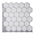 Самоклеящаяся виниловая 3d-наклейка шестиугольная, самоклеящаяся, для кухни и ванной комнаты