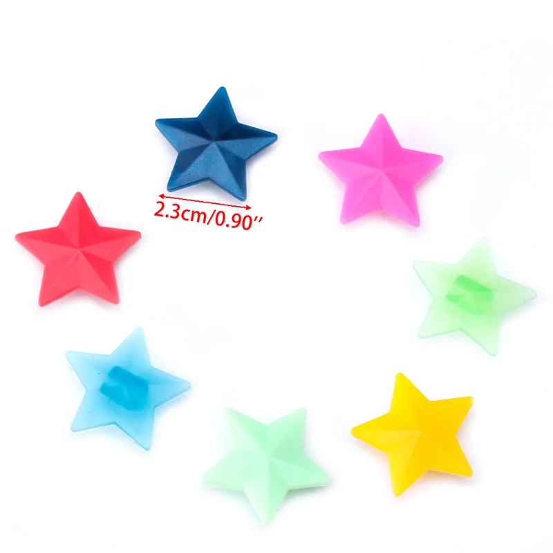 

36pcs Plastic Wheel Spoke Colorful Star Decoration MTB Cycling Bicycle Bike New