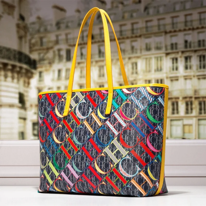 

Роскошные женские тоуты из 100% натуральной кожи, высококачественные сумки из коровьей кожи, сумка-мешок на одно плечо, роскошная дизайнерска...