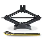 Подъемник автомобильный 2 тонны, механический складной ножничный подъемник, горизонтальный подъемный Блок с ручным управлением, инструмент для ремонта автомобильных шин