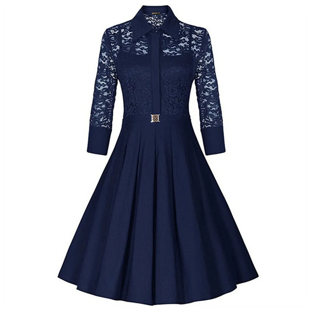 Женское платье размера плюс женское повседневное кружевное элеганвечерние