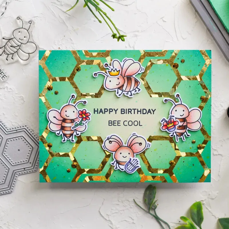 

Honey Nest Decoration Die Cuts For Card Making DIY Scrapbooking Album Beehive Metal Cutting Dies Stencils 2020
