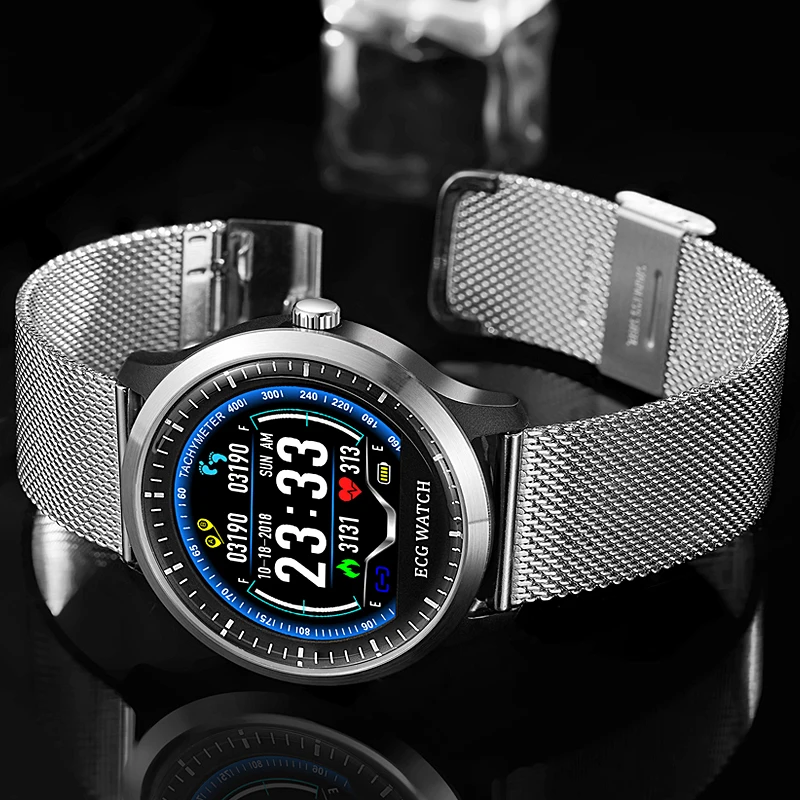 MIJIAO N58 2020 New ECG PPG Smartwatch мужские IP67 водонепроницаемые спортивные часы пульсометр