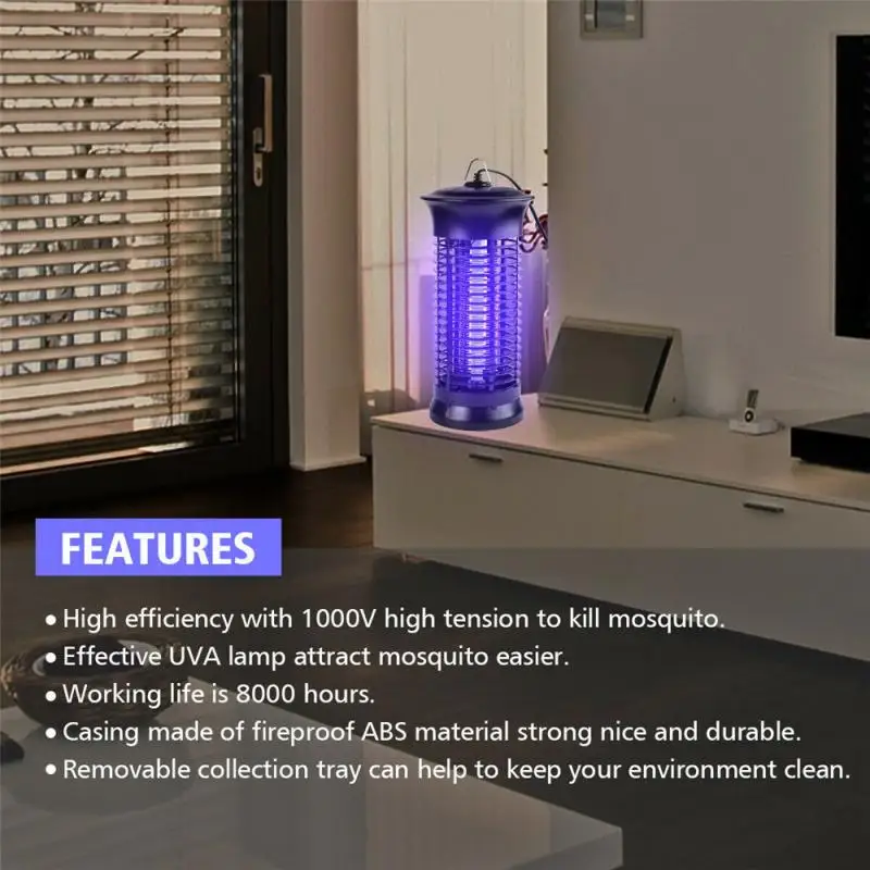 

Electric Shock-type Anti-mosquito Lamp Photocatalyst Flying Pests Mosquito Killer Household Mosquito Killer Lamp