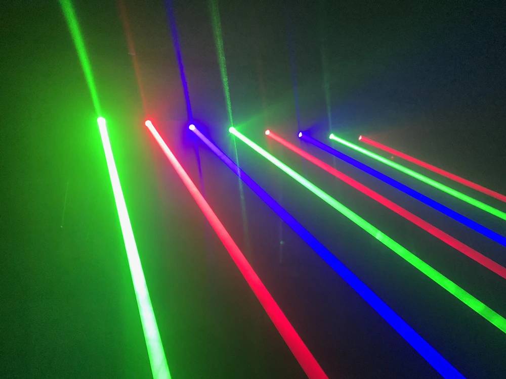 8 глаз лазерный светильник s R, G, RGB луч dmx движущаяся головка лазерный светильник s профессиональное оборудование для сцены DJ светильник s DJ луч лазерный бар светильник