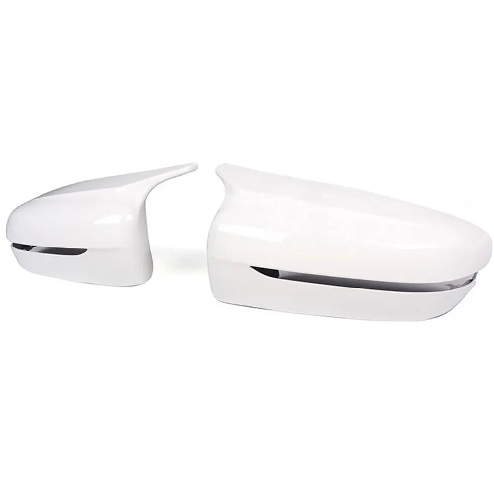 

For BMW 3 Series G20 G28 ABS Rearview Mirror Cover Cap Black/White 2019-2020