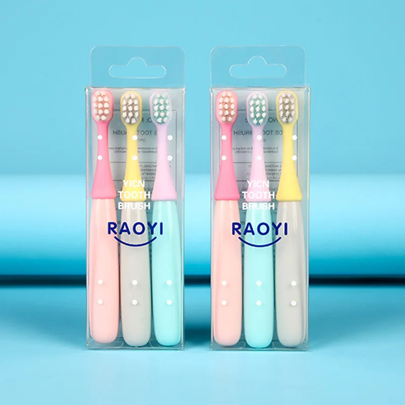 

1-10 Years Kids Soft Toothbrush Designed For Children's Oral High Quality Japanese Tooth Brush Doctor's Recommendation 3 PCS