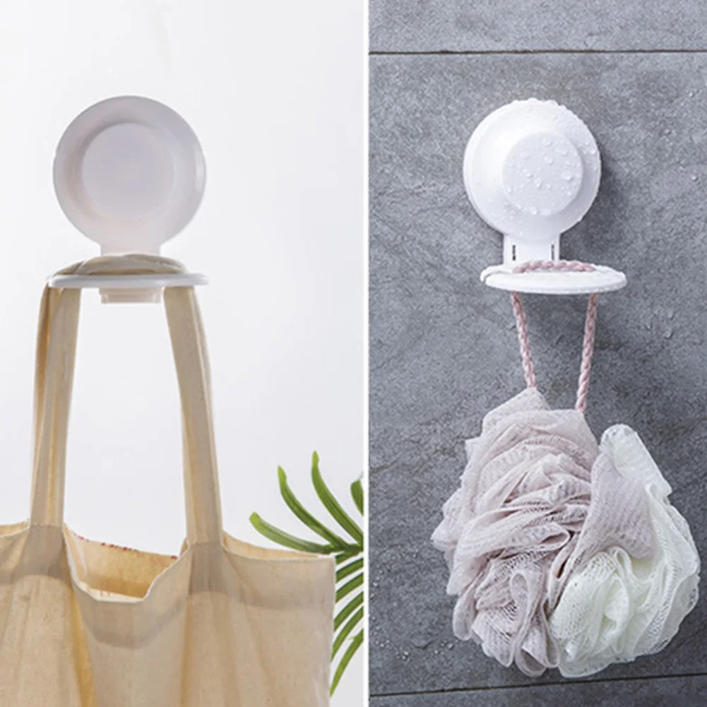 

2pcs For Bathroom Suction Cup Toothbrush Holder Home Hotel Stand Toilet Storage Wall Mounted Display Rack Space Saving Hanging