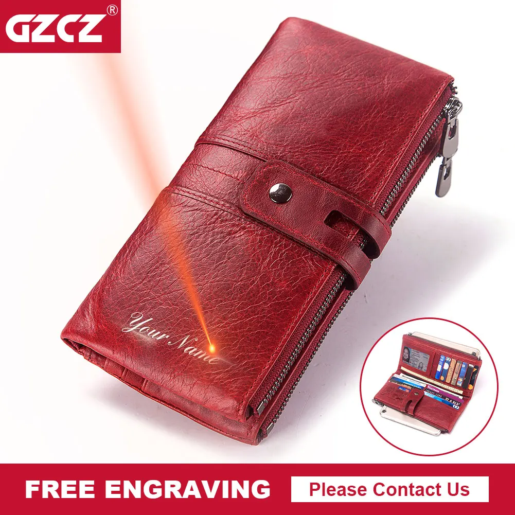 

Genuine Leather Women Long Wallets Female Clutches Money Bag Luxury Design Handbag for Cell Phone High Quality Card Holder 2021