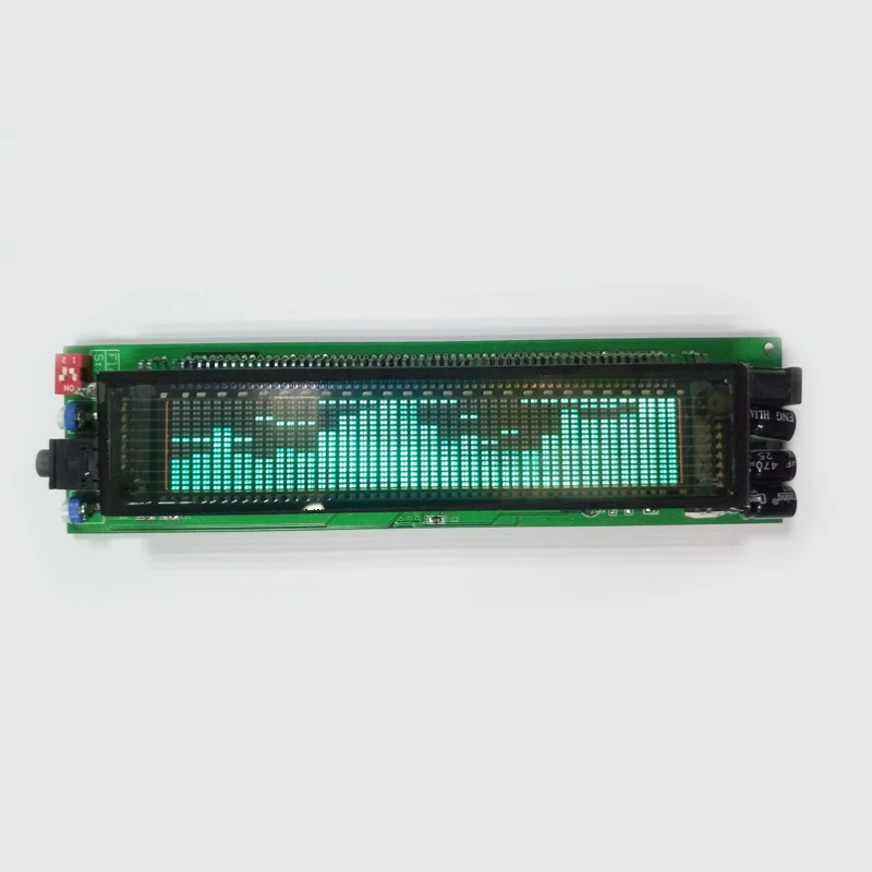 

VFD Green Fluorescent New Spectrum DIY 25 Frequency Division Level 17 LED Display 12V Light Dynamic