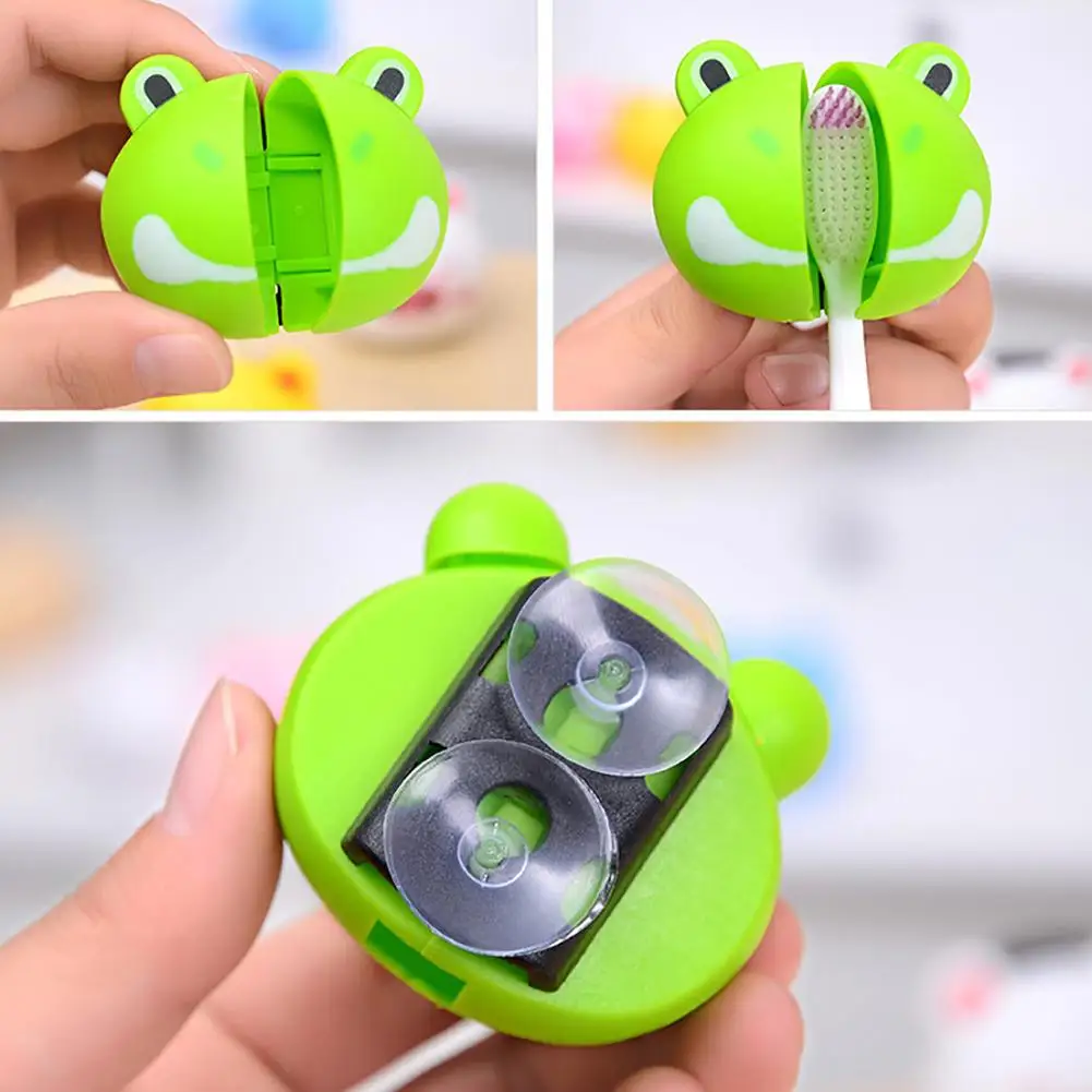 Домашний держатель зубной щетки в форме животного подставка для головы присоска