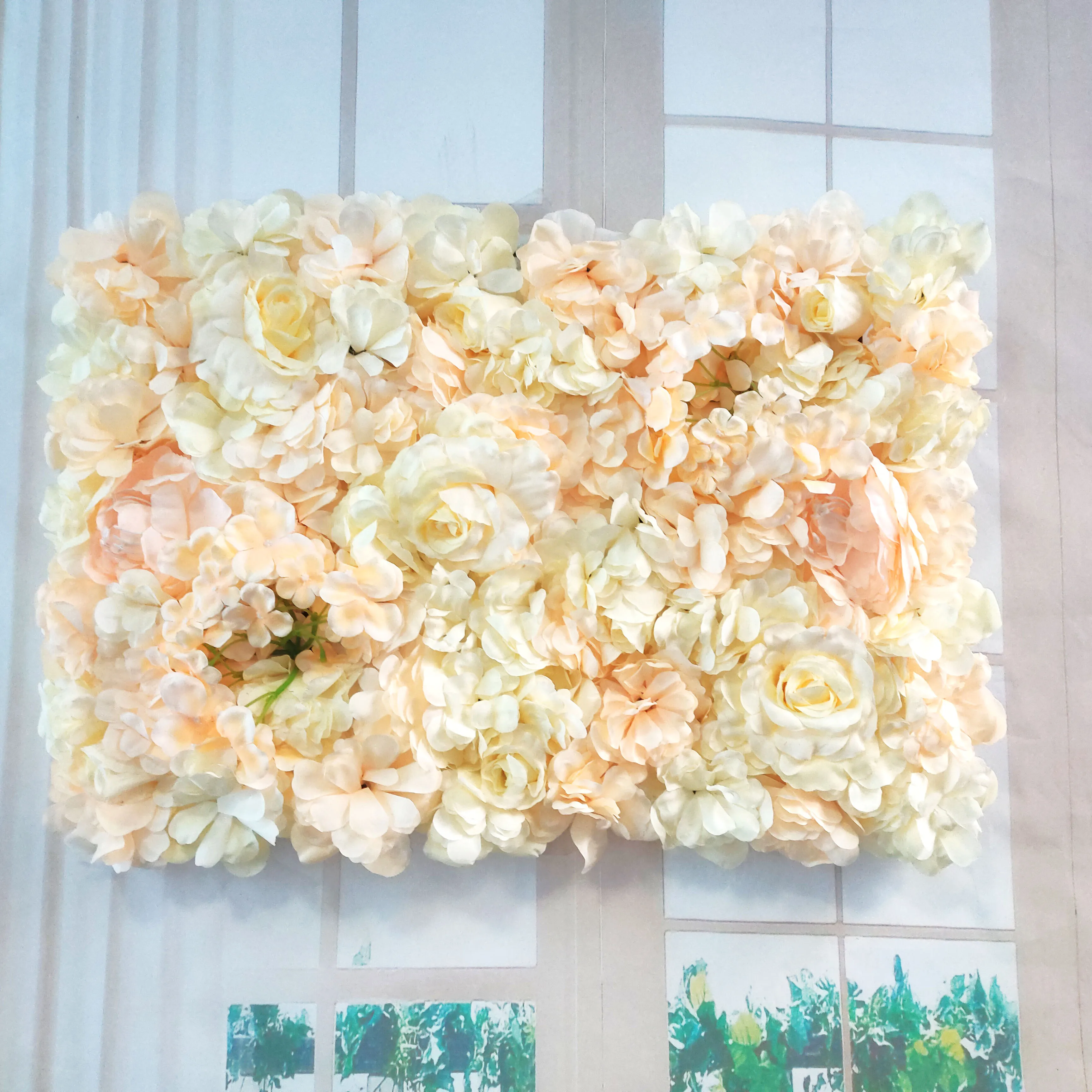

40X60 Setting Wall DIY Simulation Flowers Wall Tracery Wall Valentine's Day False Flower New Year Decoration Props Wedding