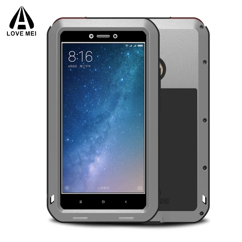 с Gorilla Стекло Экран закаленное протектор Из Металла Алюминий чехол телефона Xiaomi Mi