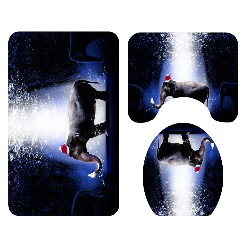 Водонепроницаемый в африканском стиле с принтом слона полиэстер Душ Шторы