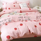 Комплект постельного белья для девочек, комплект из 34 простых розовых стеганых принадлежностей, роскошный пододеяльник из полиэстера и хлопка, двуспальное стеганое одеяло