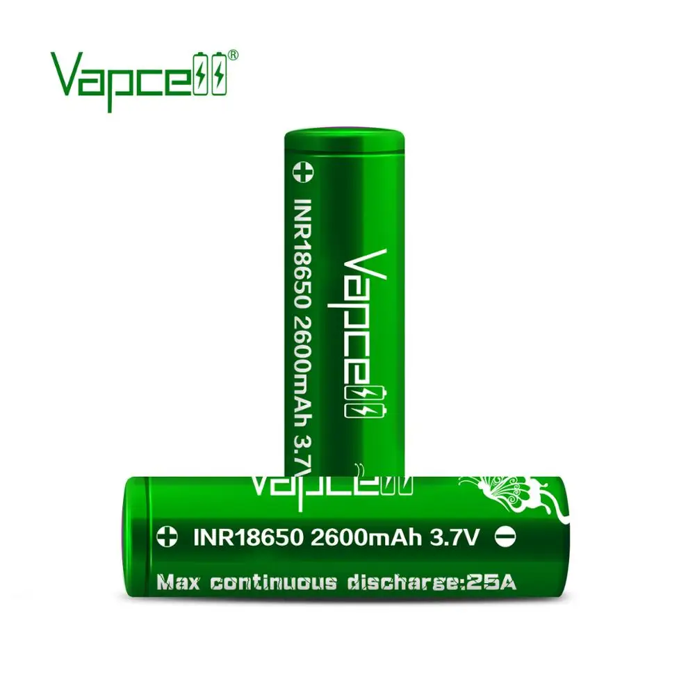 1 доллар купон Vapcell 18650 литий-ионная аккумуляторная батарея 2600 мАч 25A Rewrap molicel p26a beats VTC5A equal VTC6A/20 S