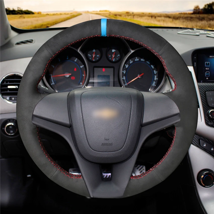 Чехол на руль для Chevrolet Cruze 2009 2014 Aveo 2011 Orlando 2010 2015|Чехлы руль| |