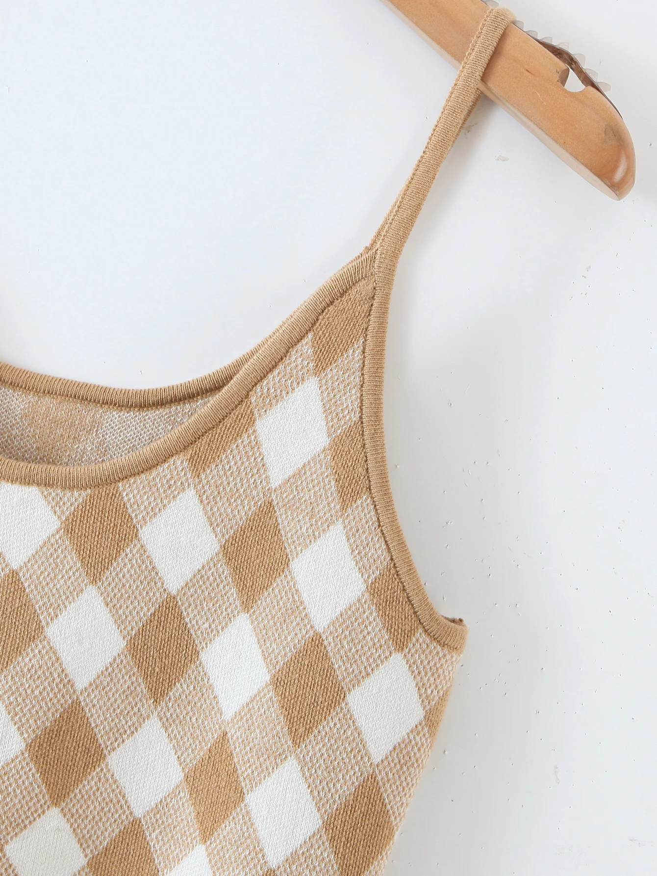 Новинка 2021 женский модный короткий Трикотажный жилет на бретельках с