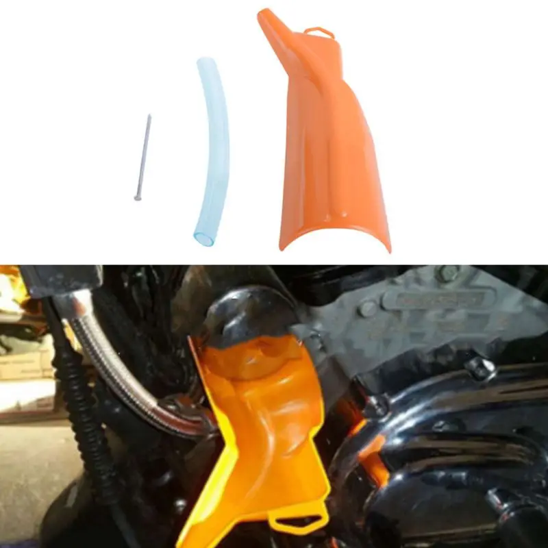 

X7AE 1Set Oil Filter Funnel Cover Primary Case Oil Fill Funnel For Herlay Road King Sportster 883 1200 XL XR Softail