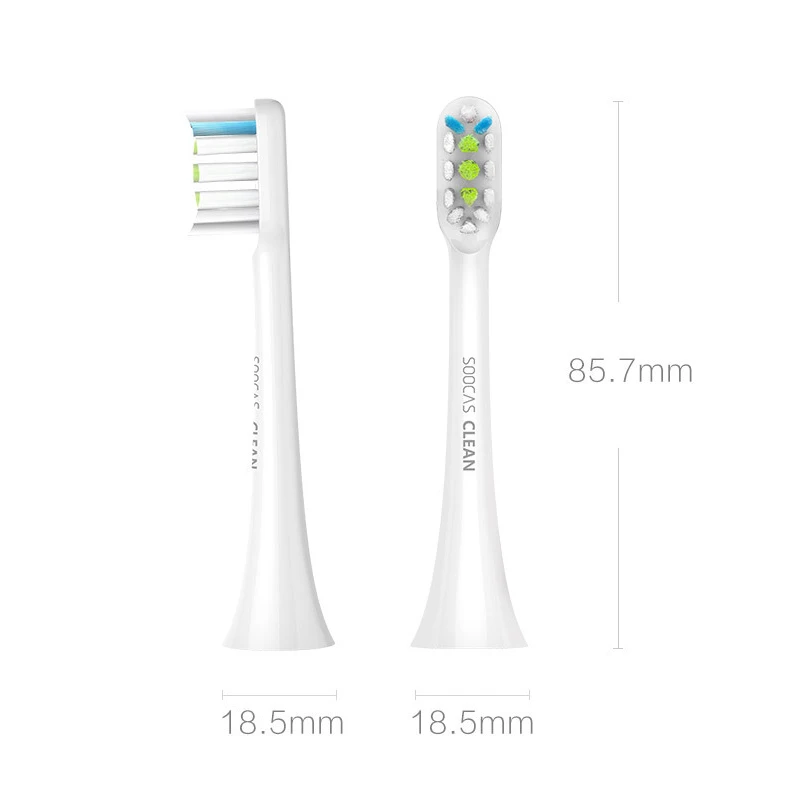 SOOCAS X3 X1 X5 сменные насадки для зубной щетки для Xiaomi Mijia SOOCARE X1 X3 sonic электрическая насадка для зубной щетки оригинальные форсунки